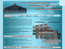 Tablet Screenshot of parrocchiamaserapd.it